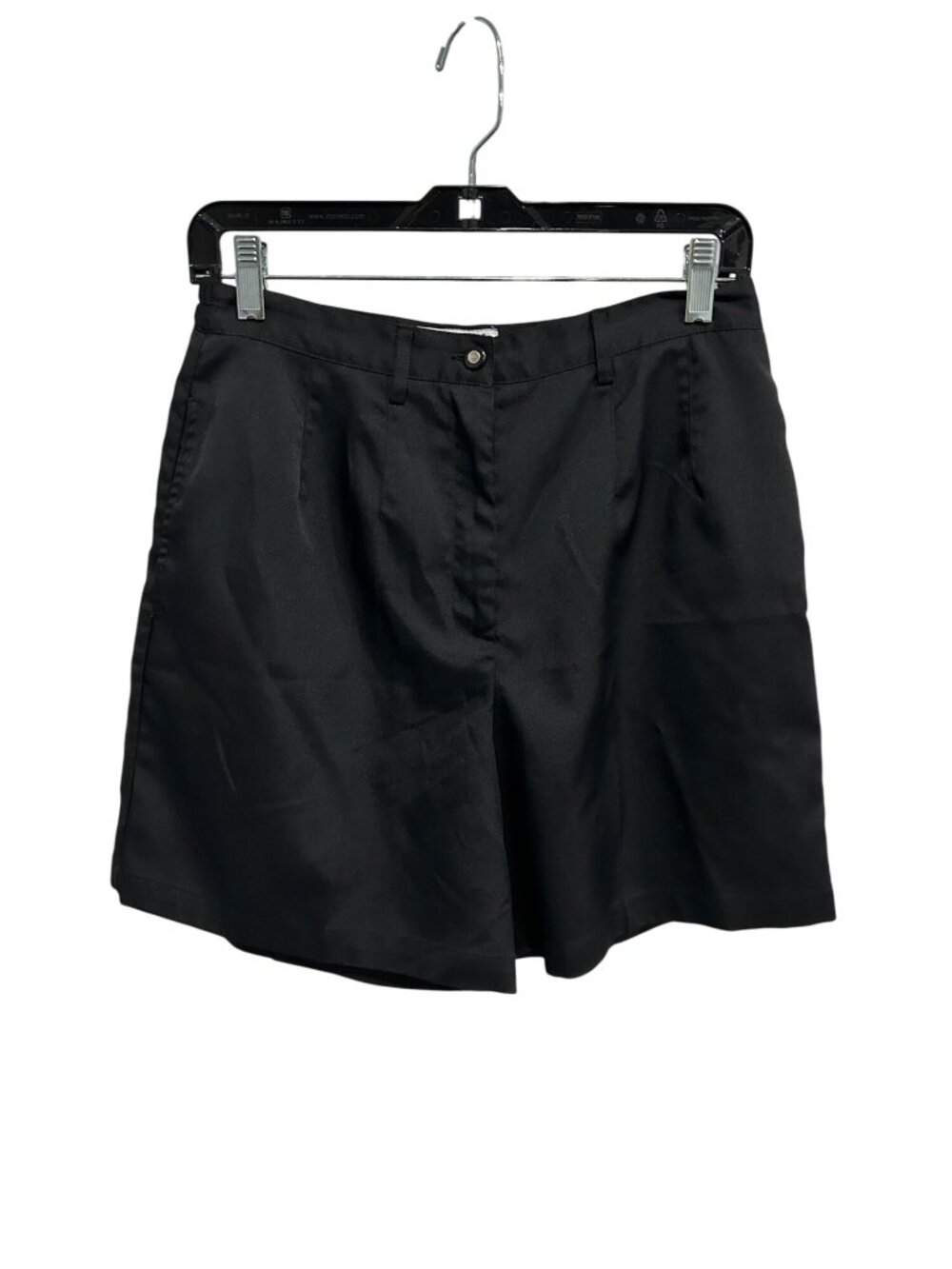 Coral Bay Petite Black Elastic Waist Golf Shorts Size 10P Preppy Golfcore
